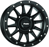DragonFire Racing Echo Wheel 15X7 4/156 5+2 +10 Machined Black