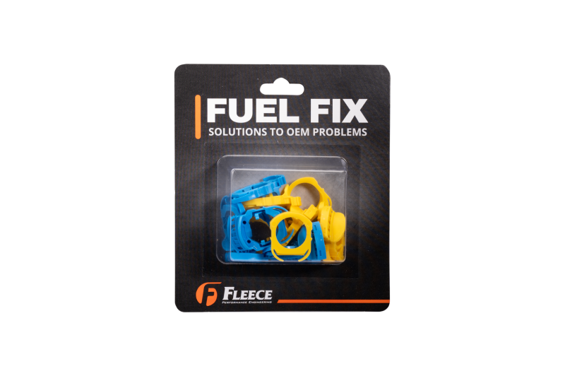 Fleece Performance Universal 11-26 Ford Powerstroke 6.7L Fuel Line Retaining Clips - 14 Pack