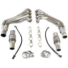 Load image into Gallery viewer, TSP 2010-2015 Camaro SS &amp; ZL1 2.00&quot; Long Tube Headers, Catted Connection Pipes w/Exhaust Manifold Gaskets - 304 Stainless Steel