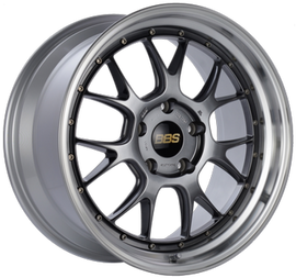 BBS LM-R 20x10 5x112 ET12 Diamond Black Center / Diamond Cut Lip Wheel -82mm PFS/Clip Required