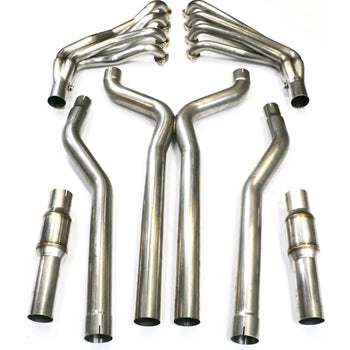 TSP 2010-2015 Camaro SS & ZL1 6.2L 2.00" Long Tube Headers, 3" X-Pipe w/High-Flow Cats - 304 Stainless Steel