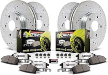 Load image into Gallery viewer, Power Stop 16-19 Chevrolet Camaro Front &amp; Rear Z26 Street Warrior Brake Kit