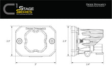 Load image into Gallery viewer, Diode Dynamics Stage Series Flush Mount Reverse Light Kit C2 Pro