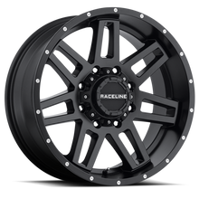 Load image into Gallery viewer, Raceline 931B Injector 16x8in / 8x165.1 BP / 0mm Offset / 125.2mm Bore - Satin Black Wheel