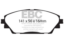 Load image into Gallery viewer, EBC 14+ Mazda 3 2.0 (Japan Build) Yellowstuff Front Brake Pads