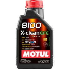 Load image into Gallery viewer, Motul 1L Synthetic Engine Oil 8100 X-CLEAN 5W30