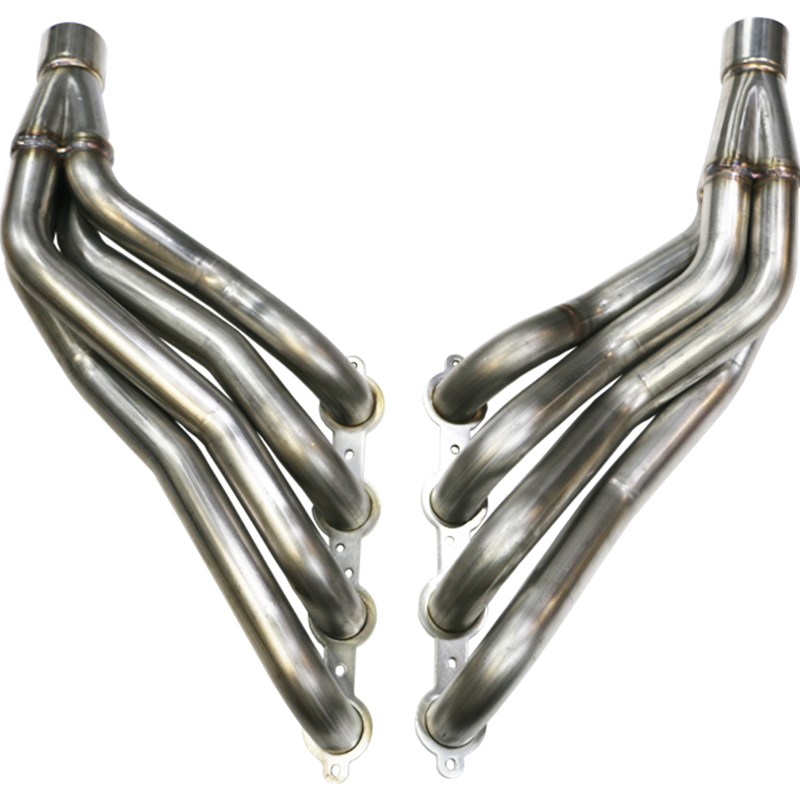 TSP 09-14 CTS-V 2" Long Tube Headers & 3" Catted X-Pipe - 304 Stainless Steel