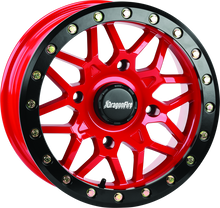 Load image into Gallery viewer, DragonFire Racing Typhon Wheel 15X7 4/156 5+2 +10 Machined Red