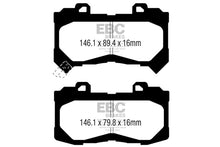 Load image into Gallery viewer, EBC 15+ Chevrolet Colorado 2.5 Yellowstuff Front Brake Pads