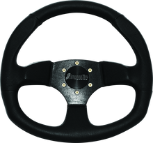 Load image into Gallery viewer, DragonFire Racing Steering Wheels - D-Shaped- Vinyl- Black- 0in offset