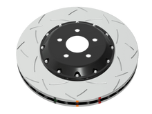 Load image into Gallery viewer, DBA 17-23 Tesla Model 3 (w/355mm Front Rotor) Front 5000 Series 2-Piece Slotted Rotor w/Black Hat