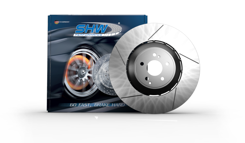 SHW 10-16 Porsche Panamera Turbo 4.8L w/o Ceramics Left Front Slotted LW Brake Rotor (298615301C)