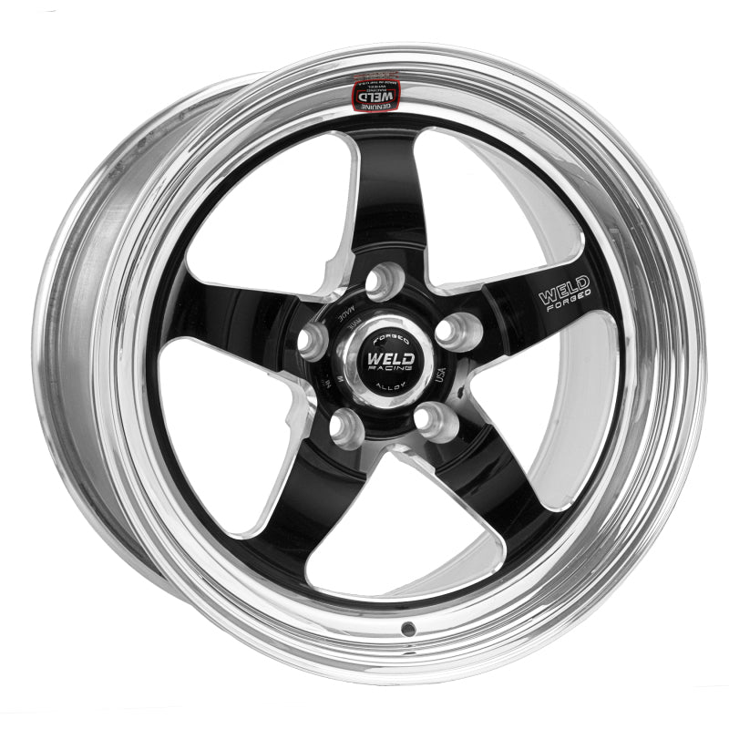 Weld S71 17x10 / 5x4.5 BP / 7.9in. BS Black Wheel (Low Pad) - Non-Beadlock