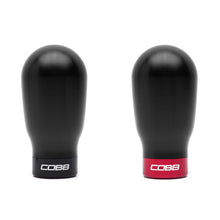 Load image into Gallery viewer, Cobb Mazda 6-Speed Tall Weighted COBB Shift Knob - Black (Incl. Both Red + Blk Collars)