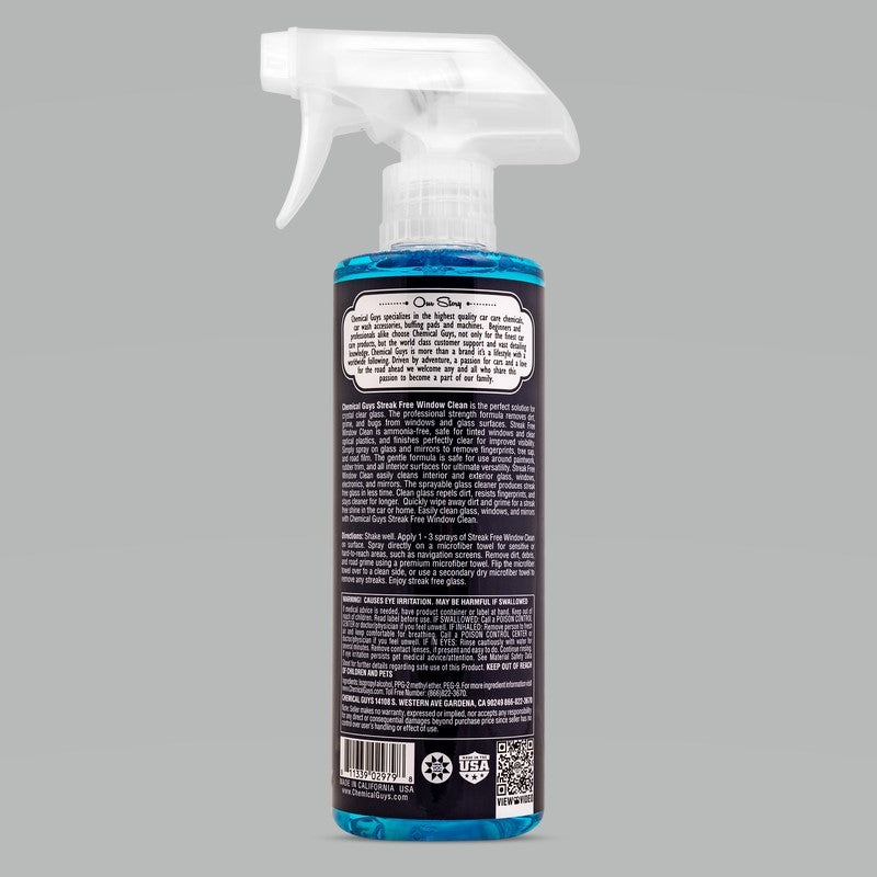 Chemical Guys Streak Free Window Clean Glass Cleaner - 16oz