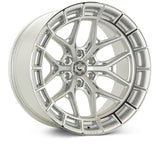 Vossen HFX-1 20x9 - 5x112 - ET25 - Flat - 66.5 - Silver Polished Wheel