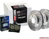 Sport Axle Pack, Drilled & Slotted, Front