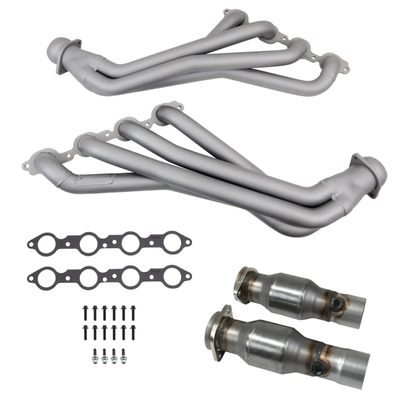 BBK 16-24 Chevy Camaro SSLT1 1-7/8 Long Tube Headers w/High Flow Catalytic Converters (Ti Ceramic)