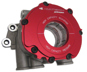 Katech High Capacity Scavenge, High Capacity Pressure, Ported Oil Pump Upgrade Service