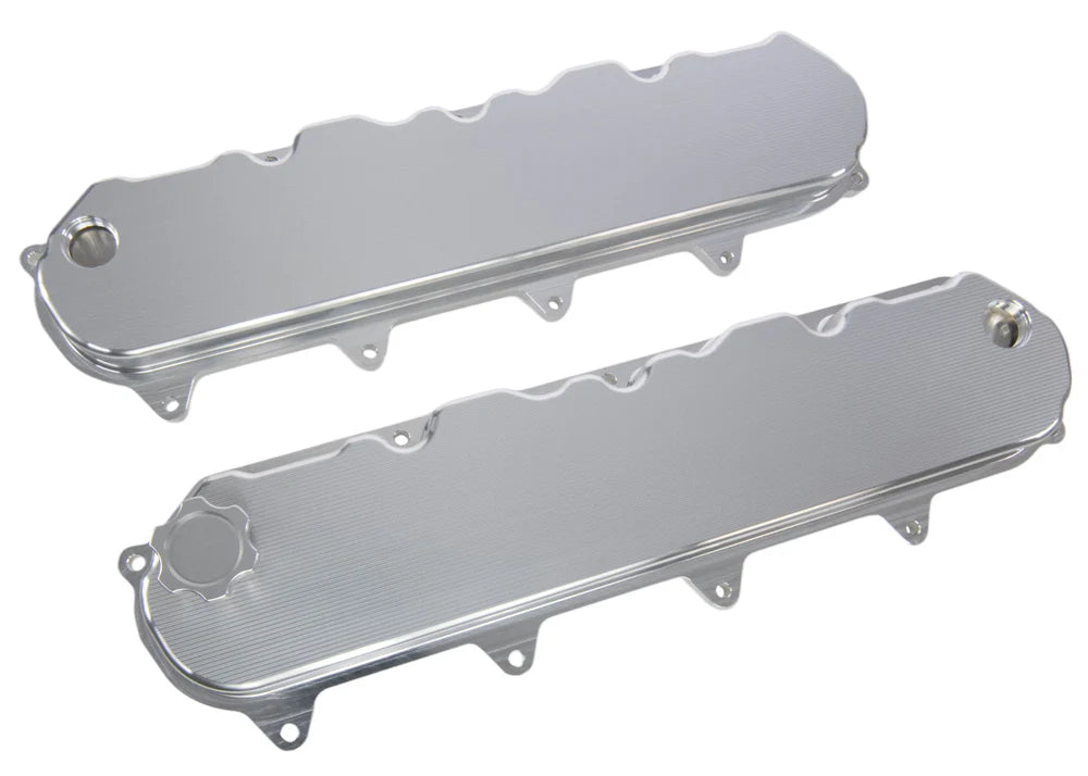 Motion Billet Gen V LT Valve Covers (Clear Anodized Finish) 11-120