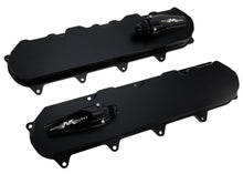 Load image into Gallery viewer, Gen V LT Race Black Anodized Billet Valve Covers w/ Motion Quick Release Breathers