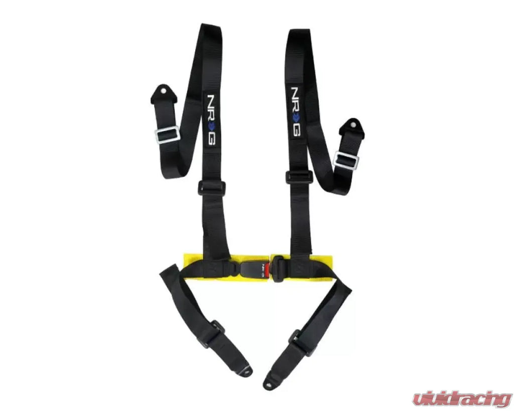 4 Point Seat Belt Harness / Buckle Lock- Black