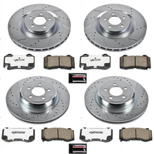 Load image into Gallery viewer, Power Stop 05-10 Chrysler 300 Front &amp; Rear Z26 Street Warrior Brake Kit