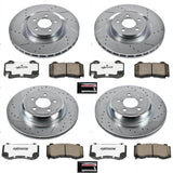 Power Stop 05-18 Chrysler 300 Front & Rear Z26 Street Warrior Brake Kit