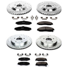 Load image into Gallery viewer, Power Stop 2004 Cadillac XLR Front &amp; Rear Z23 Evolution Sport Brake Kit