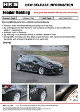Load image into Gallery viewer, HKS GR COROLLA GZEA14H Fender Molding