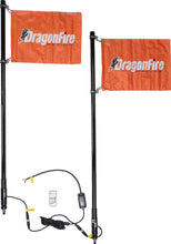 Load image into Gallery viewer, DragonFire Racing Whips - 4ft Spiral LED Black Pair