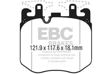 Load image into Gallery viewer, EBC 2019+ BMW X5 3.0T / 2020+ BMW X6 4.4TT M50 (G05/G06/G07) Redstuff Front Brake Pads