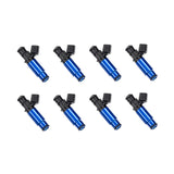 Injector Dynamics 1050cc High Impedance Injector - 60mm Length - 14mm Blue Bottom - Set of 8