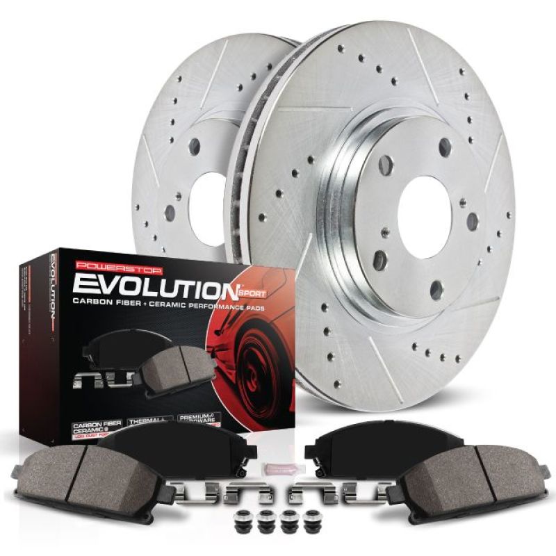 Power Stop 02-06 Audi A4 Rear Z23 Evolution Sport Brake Kit