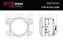 Load image into Gallery viewer, Diode Dynamics Elite Series Type M Fog Lamps - White (Pair)