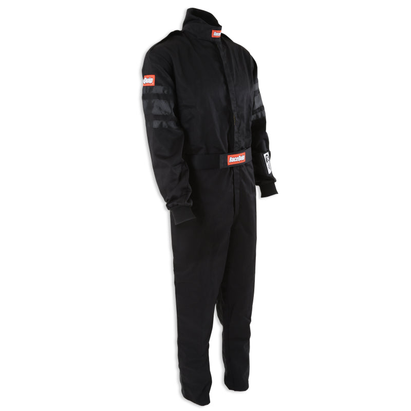RaceQuip Black SFI-1 1-L Suit - 3XL