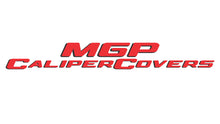 Load image into Gallery viewer, MGP 4 Caliper Covers Engraved Front &amp; Rear Cursive/Challenger Red finish silver ch