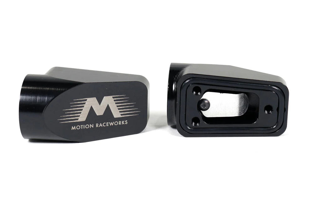 Motion Raceworks Billet Valve Cover Breathers Black Anodized (Pair)