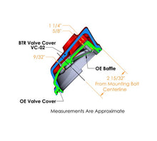 Load image into Gallery viewer, BTR VALVE COVERS WITH NO LOGO