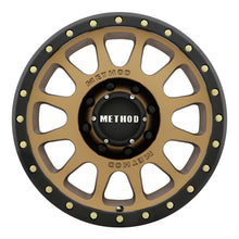 Load image into Gallery viewer, Method MR305 NV 20x9 +18mm Offset 8x170 130.81mm CB Method Bronze/Black Street Loc Wheel