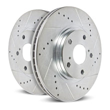 Load image into Gallery viewer, Power Stop 17-19 Audi A4 Rear Evolution Drilled &amp; Slotted Rotors - Pair