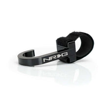 Load image into Gallery viewer, NRG Steering Wheel Hook CNC Aluminum w/ Laser Logo - Black