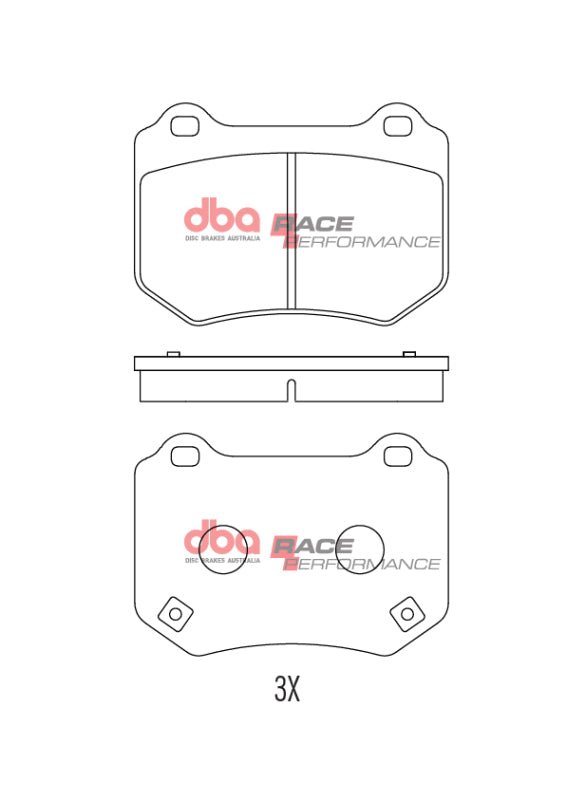 DBA 18-21 Subaru WRX STI Rear RP Performance Brake Pads
