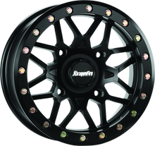 Load image into Gallery viewer, DragonFire Racing Typhon Wheel 15X10 4/137 5+5 +0 Machined Black
