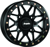DragonFire Racing Typhon Wheel 15X10 4/137 5+5 +0 Machined Black