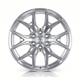 Vossen HF6-4 22x10 / 8x170 / ET18 / 125.1 / Super Deep - Silver Polished Wheel