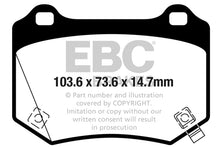 Load image into Gallery viewer, EBC 18+ WRX STI Yellowstuff Rear Brake Pads