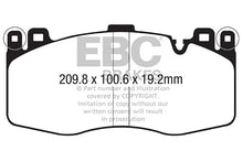 Load image into Gallery viewer, EBC 15-19 BMW X5M 4.4TT (F85) Yellowstuff Front Brake Pads