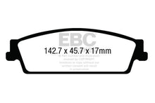 Load image into Gallery viewer, EBC 15+ Cadillac Escalade 6.2 2WD Yellowstuff Rear Brake Pads