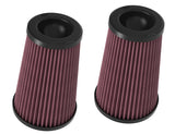 K&N 22-26 Porsche 911 GT3 4.0L H6 High-Flow Replacement Air Filter - Qty 2